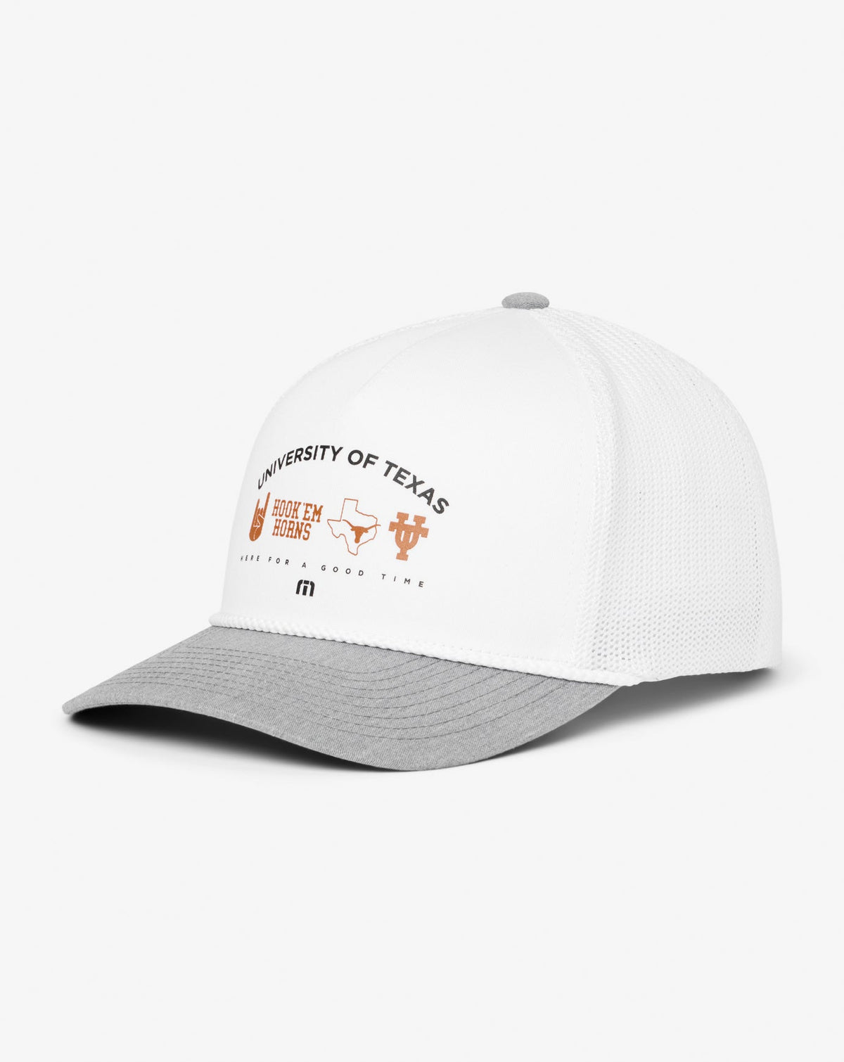 UT Austin Defensive Line Snapback Hat White | Travis Mathew Popular