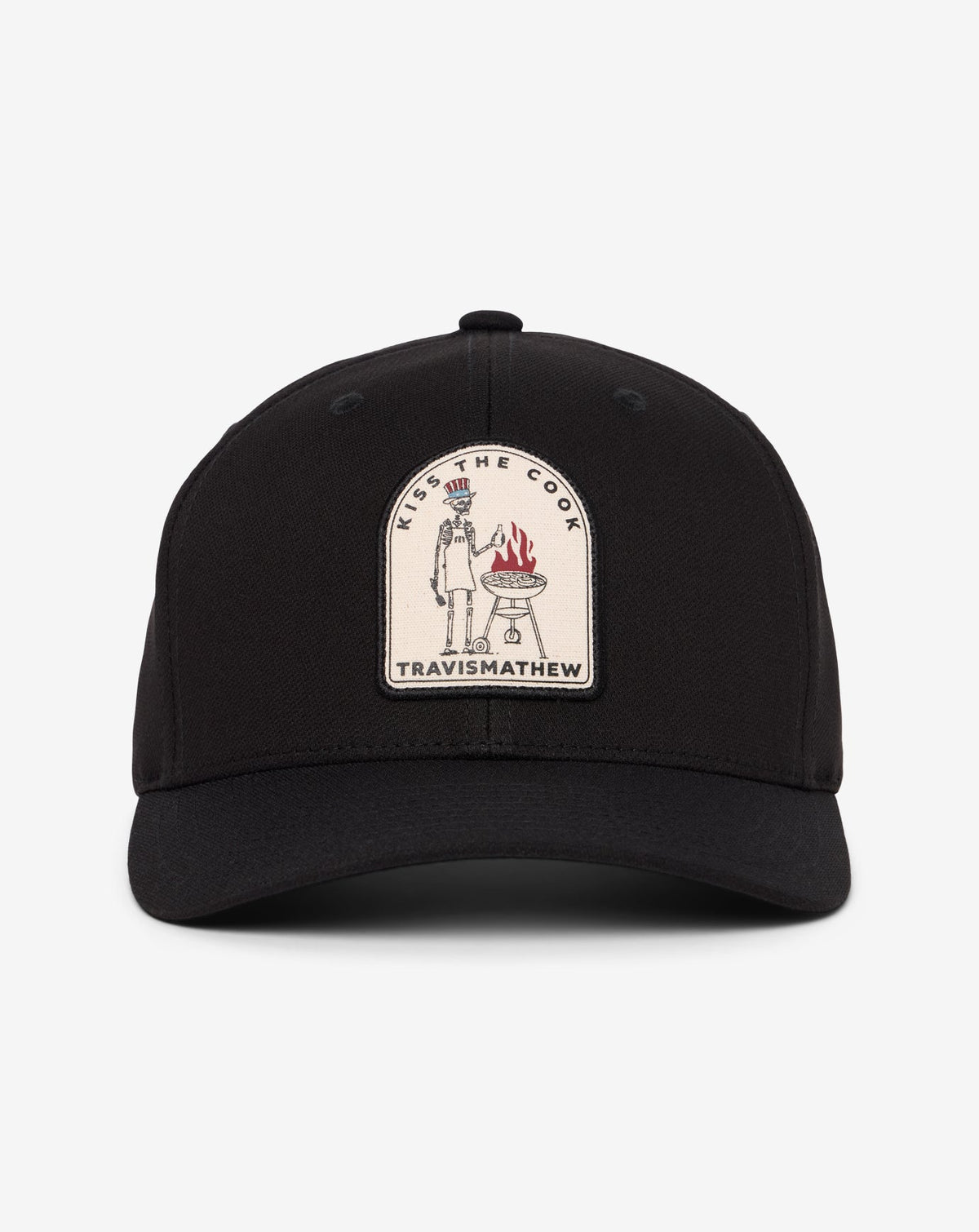 Bonfire Nights Snapback Hat Black | Travis Mathew Premium