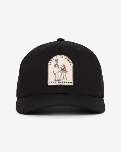Bonfire Nights Snapback Hat Black | Travis Mathew Premium