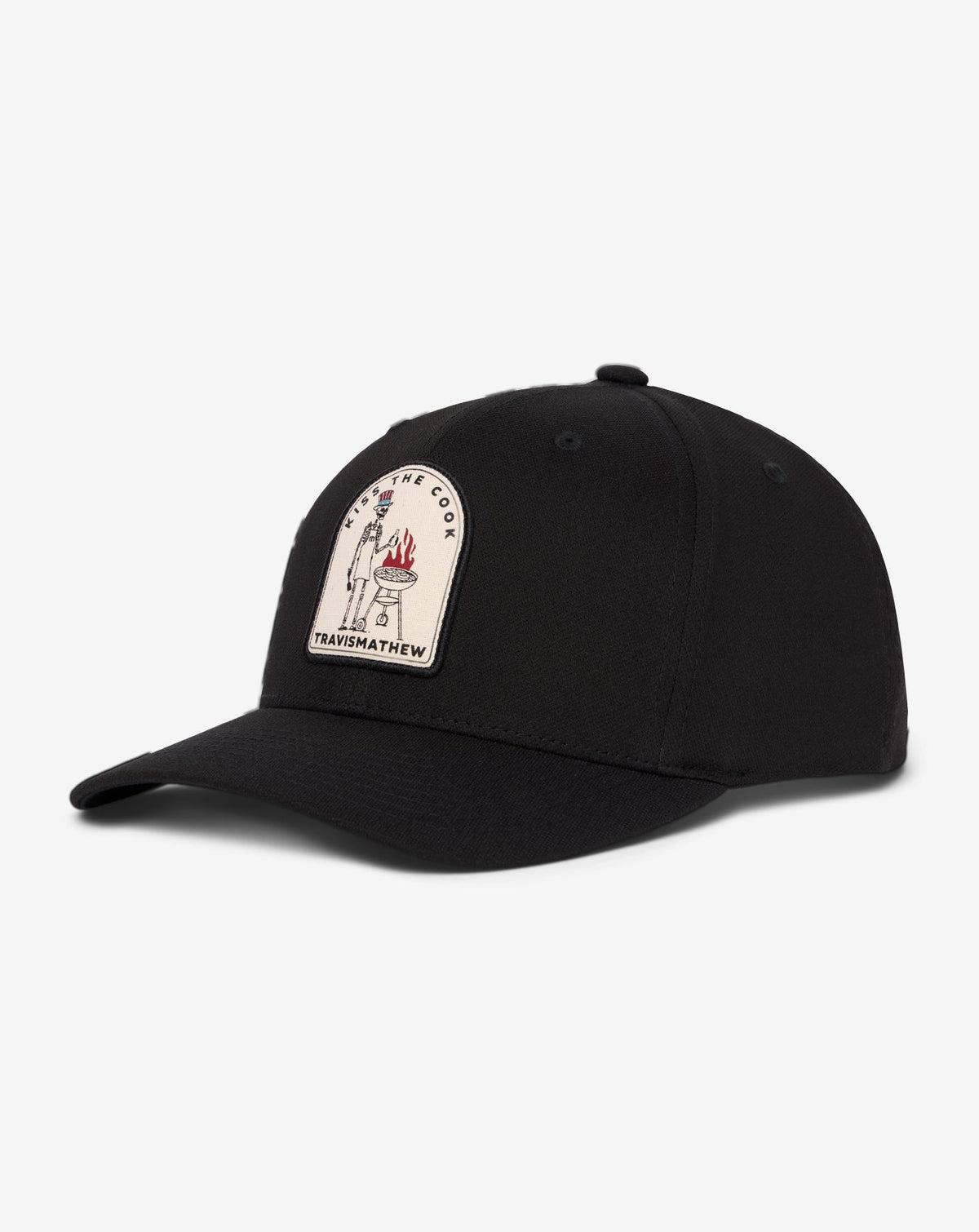Bonfire Nights Snapback Hat Black | Travis Mathew Premium