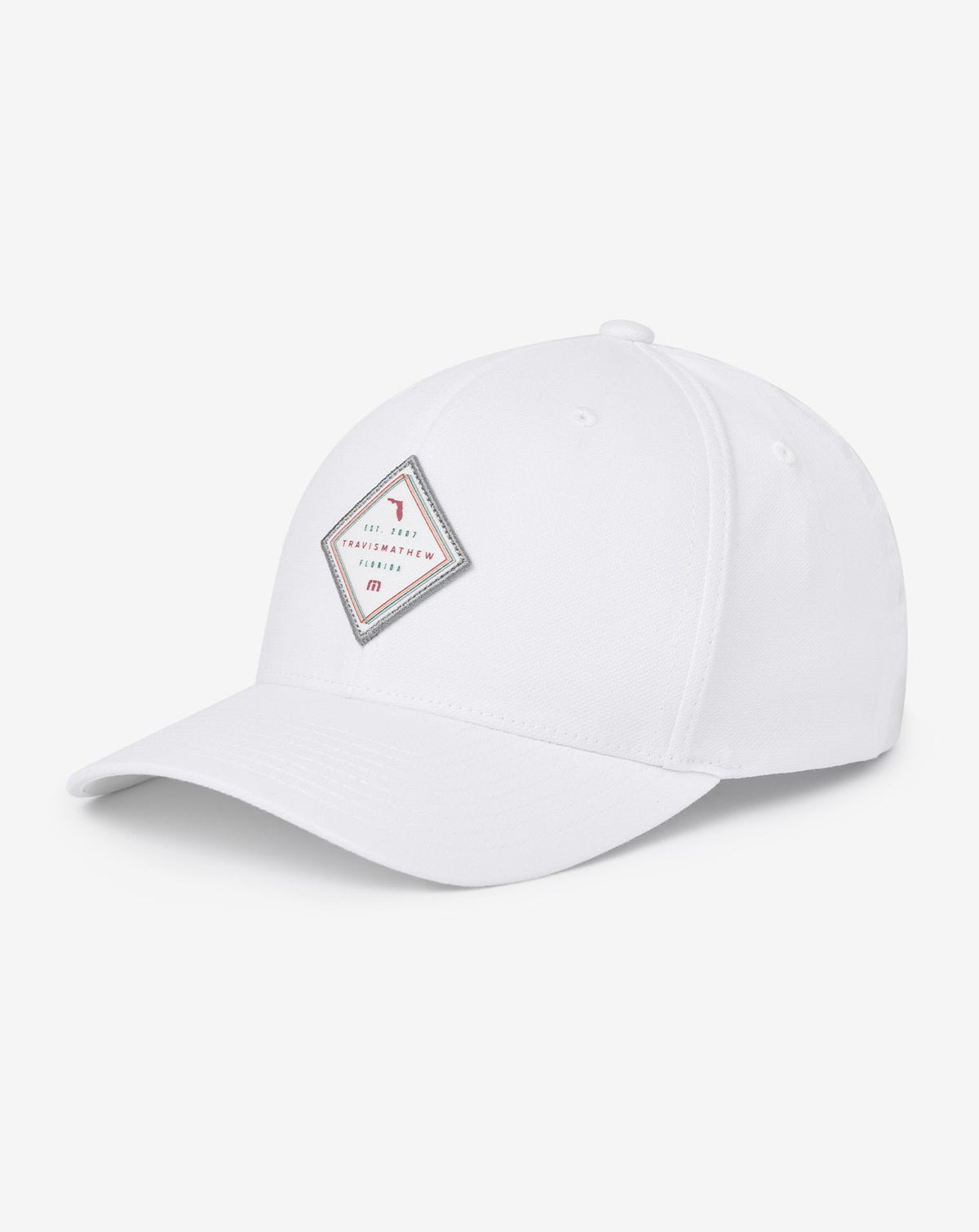 Loan Shark Snapback Hat White | Travis Mathew Signature