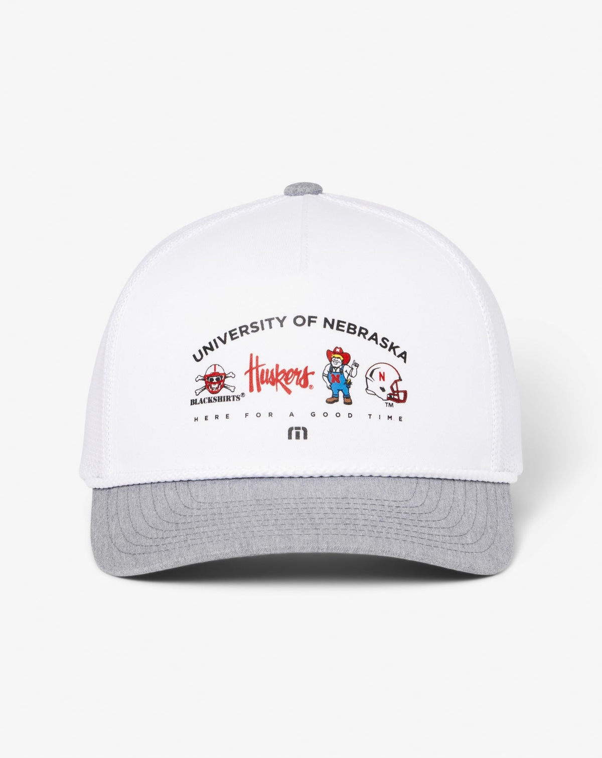 Nebraska Defensive Line Snapback Hat White | Travis Mathew Customer Favorite