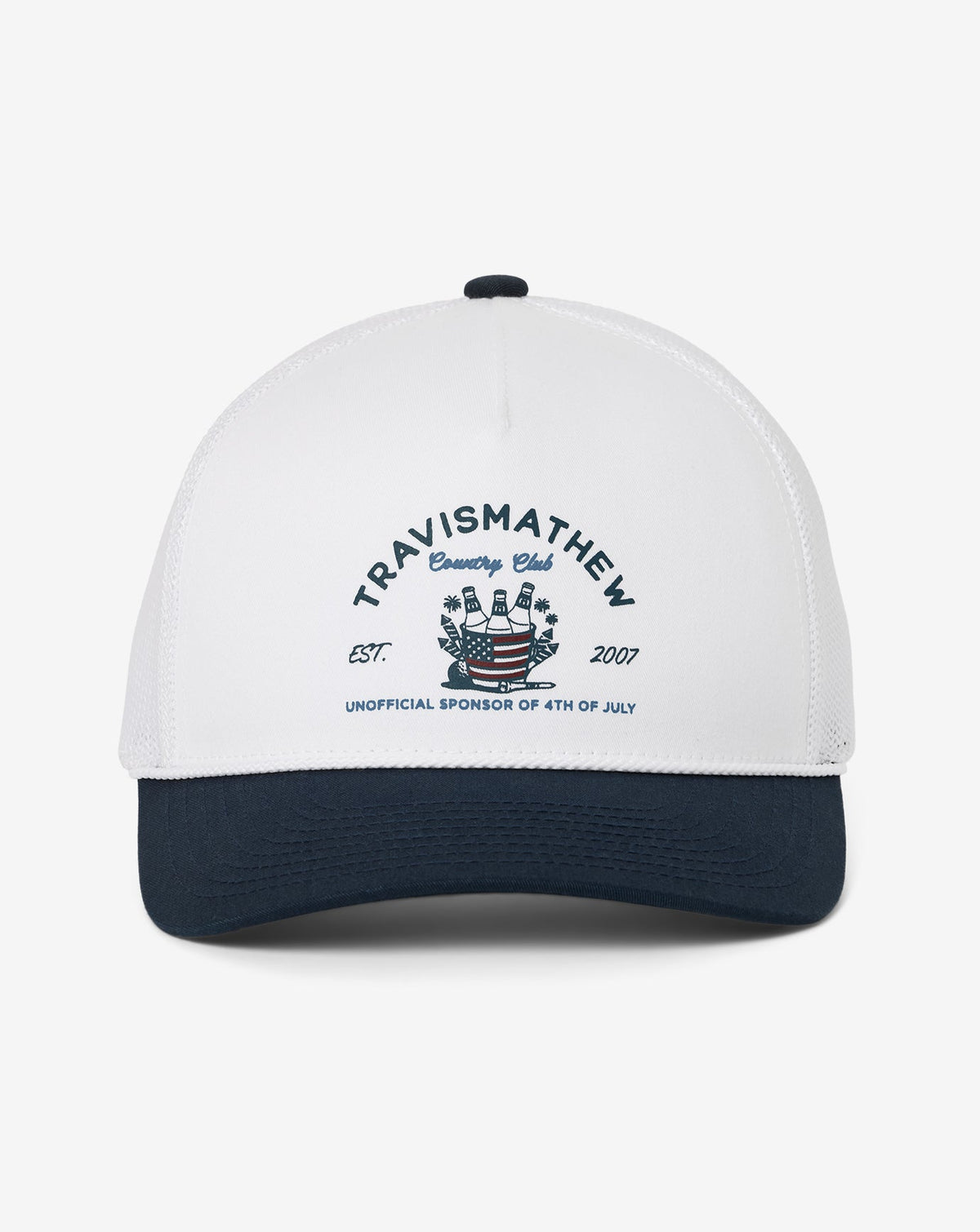 Firecracker Fiesta Snapback Hat White | Travis Mathew New