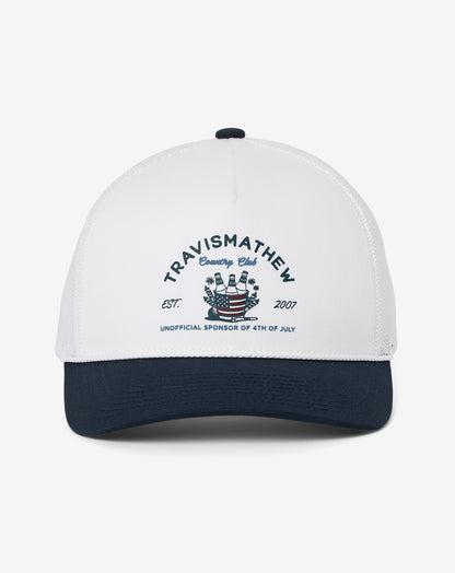 Firecracker Fiesta Snapback Hat White | Travis Mathew New