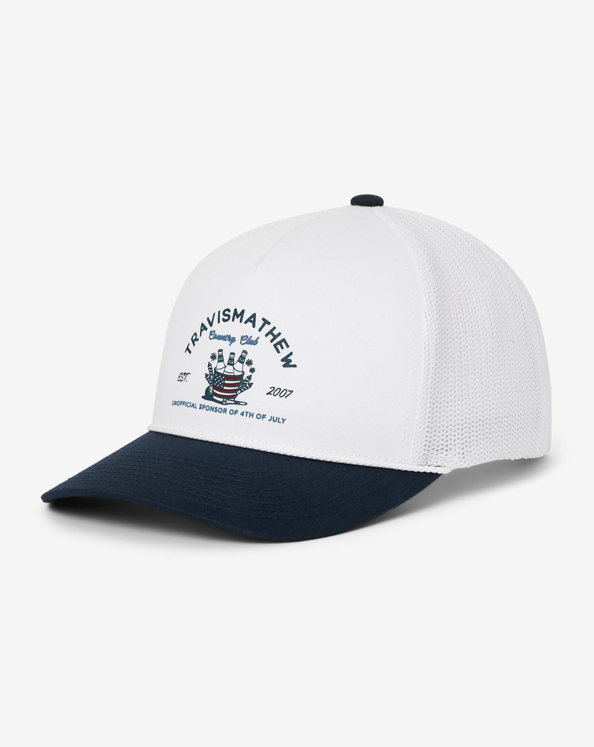 Firecracker Fiesta Snapback Hat White | Travis Mathew New