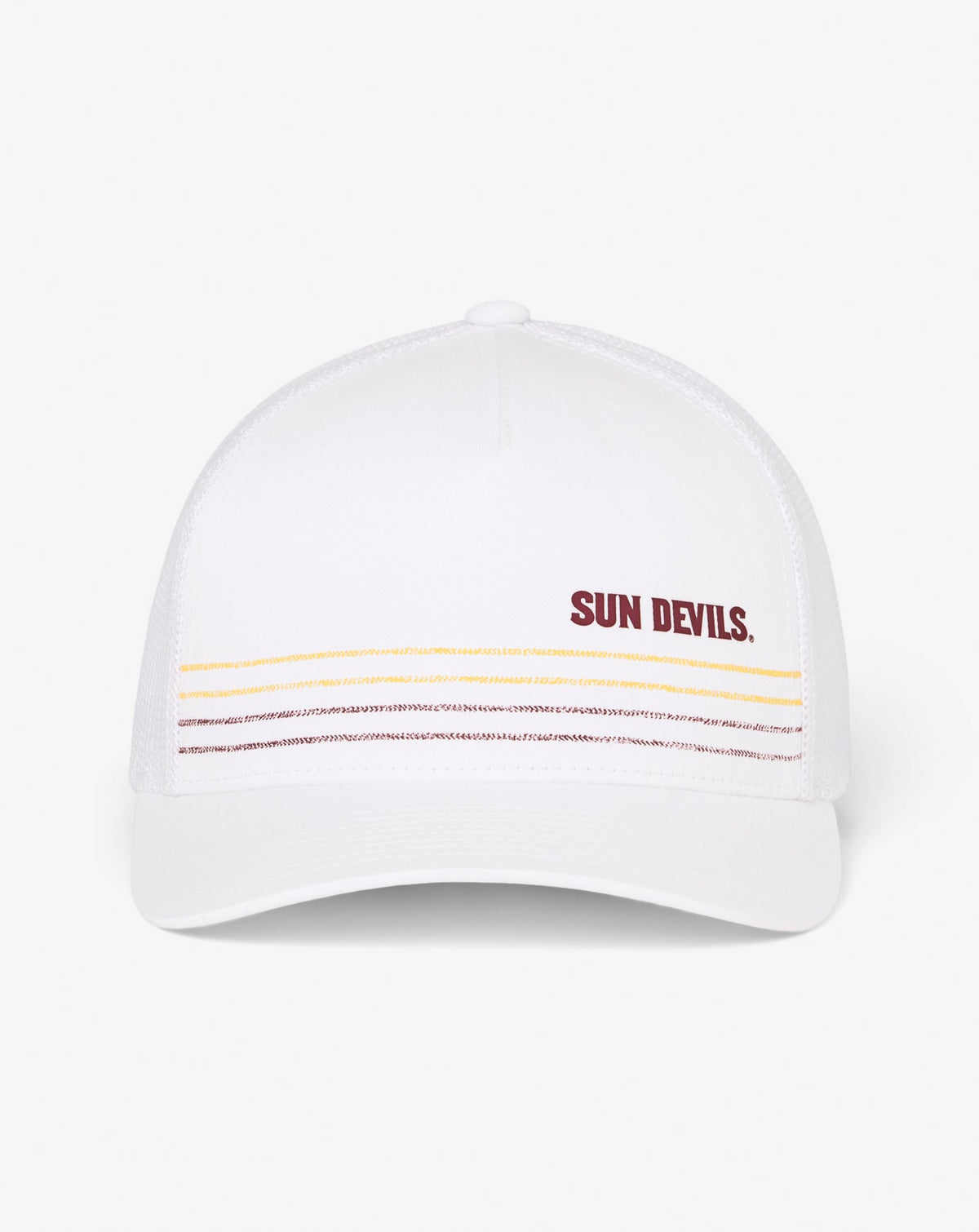 ASU Drum Major Snapback Hat White | Travis Mathew Premium