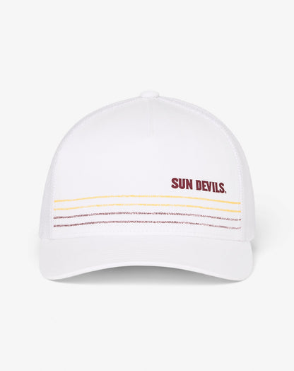 ASU Drum Major Snapback Hat White | Travis Mathew Premium