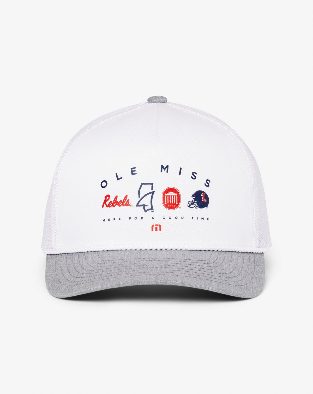 Mississippi Defensive Line Snapback Hat White | Travis Mathew Sale