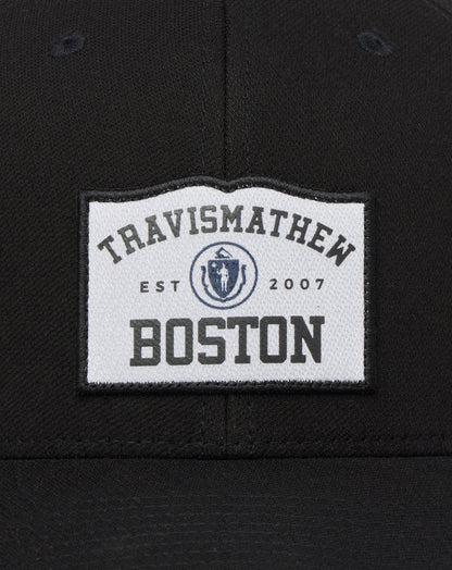 Boylston 2.0 Snapback Hat Black | Travis Mathew Trusted