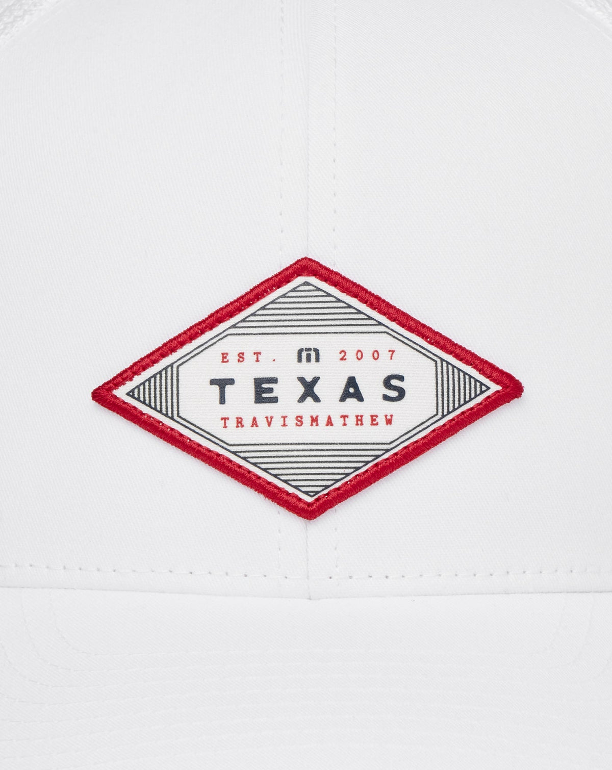 Bellville Tx 2.0 Snapback Hat White | Travis Mathew Featured