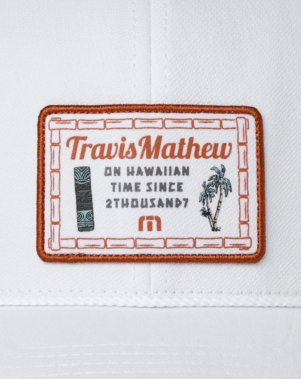 Haupaia Pie Snapback Hat White | Travis Mathew Exclusive