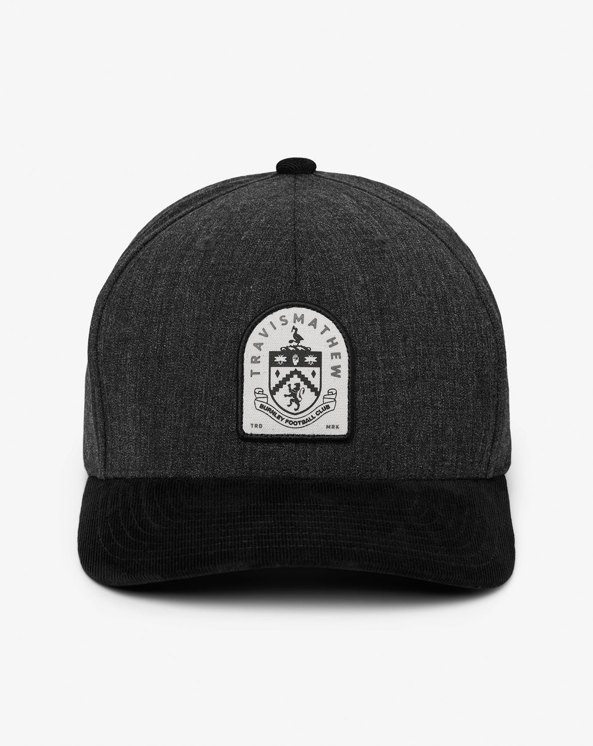 Burnley Rustic Road Snapback Hat Black | Travis Mathew Great Value
