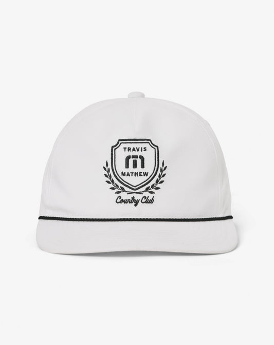 Local Favorite Snapback Hat White | Travis Mathew Special Offer