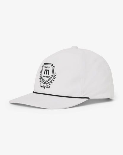 Local Favorite Snapback Hat White | Travis Mathew Special Offer