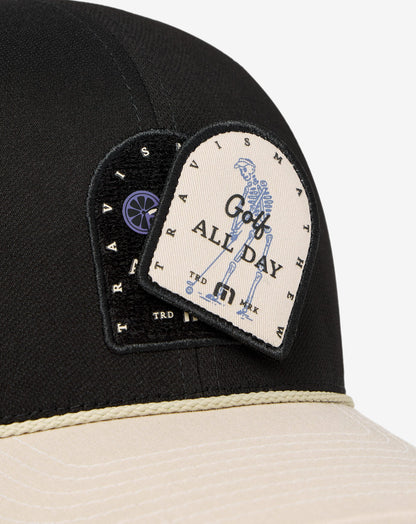 Beer Break Snapback Hat Black | Travis Mathew Everyday