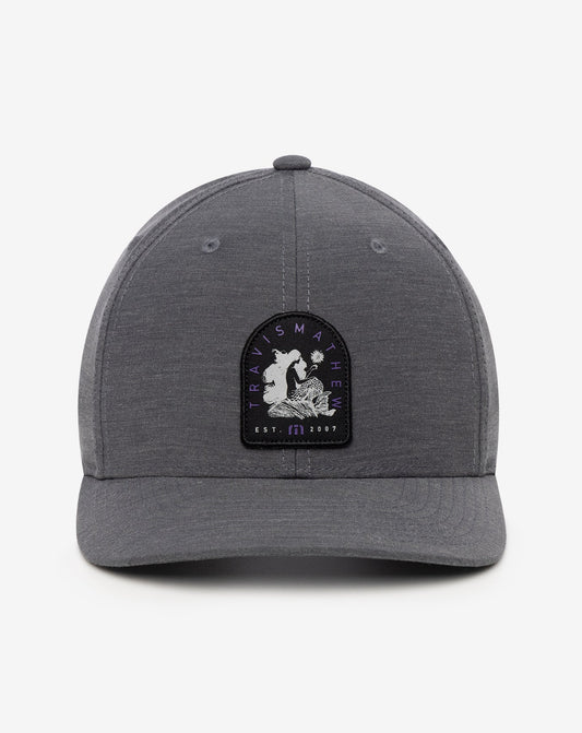 Myths And Legends Snapback Hat Heather Grey Pinstripe | Travis Mathew Best Price