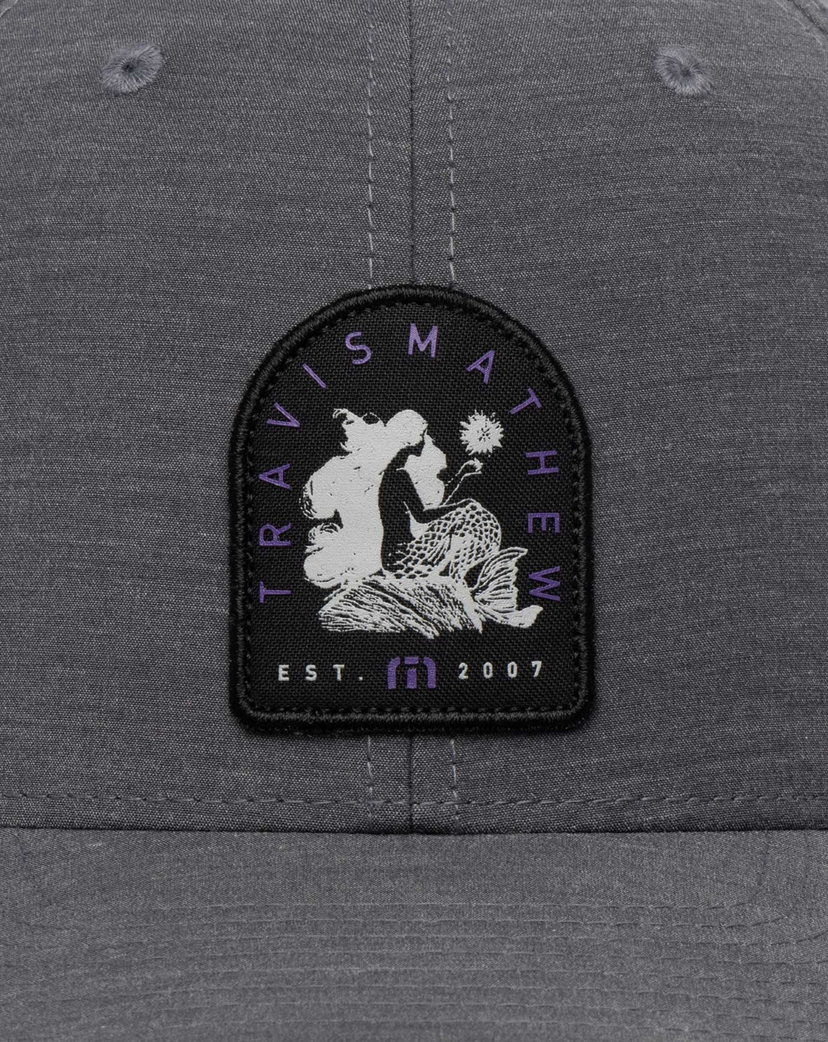 Myths And Legends Snapback Hat Heather Grey Pinstripe | Travis Mathew Best Price