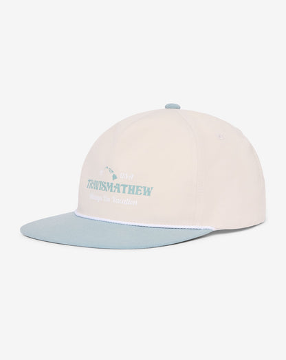 Helm Hopper Snapback Hat Moonbeam | Travis Mathew Best Price