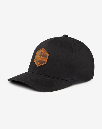 Kirby Cove Snapback Hat Black | Travis Mathew Everyday