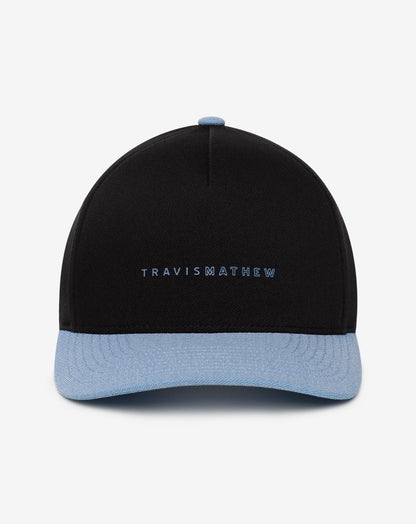 Main Port Snapback Hat Black | Travis Mathew Smart Buy