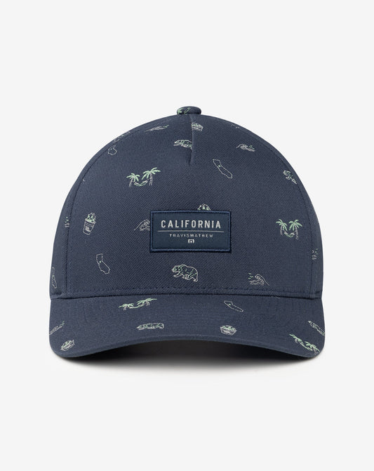 Sausalito Snapback Hat Blue Nights | Travis Mathew Featured