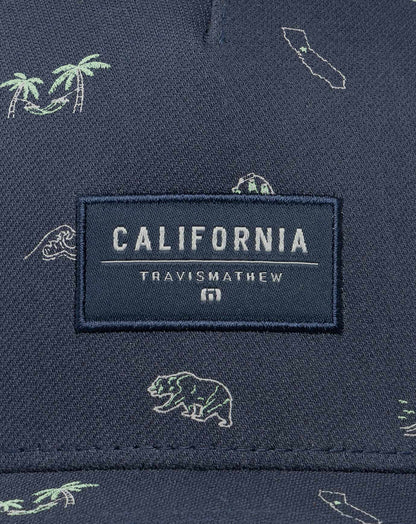Sausalito Snapback Hat Blue Nights | Travis Mathew Featured
