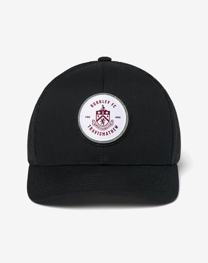 Burnley Shorthanded Snapback Hat Black | Travis Mathew New