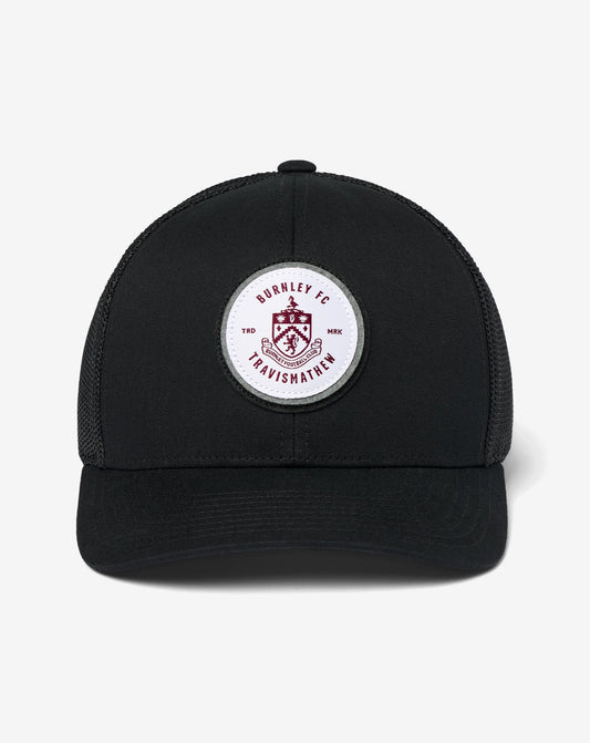 Burnley Shorthanded Snapback Hat Black | Travis Mathew New