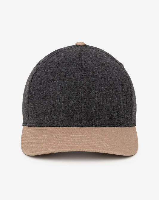 Go Around Snapback Hat Heather Black/Portabella | Travis Mathew Great Value