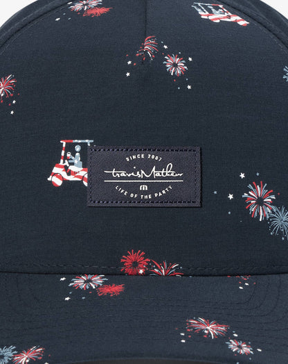 Parade Route Snapback Hat Total Eclipse | Travis Mathew Trusted