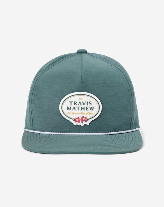 Patron Badge Snapback Hat Silver Pine | Travis Mathew Value