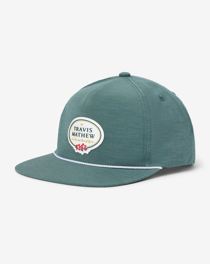 Patron Badge Snapback Hat Silver Pine | Travis Mathew Value