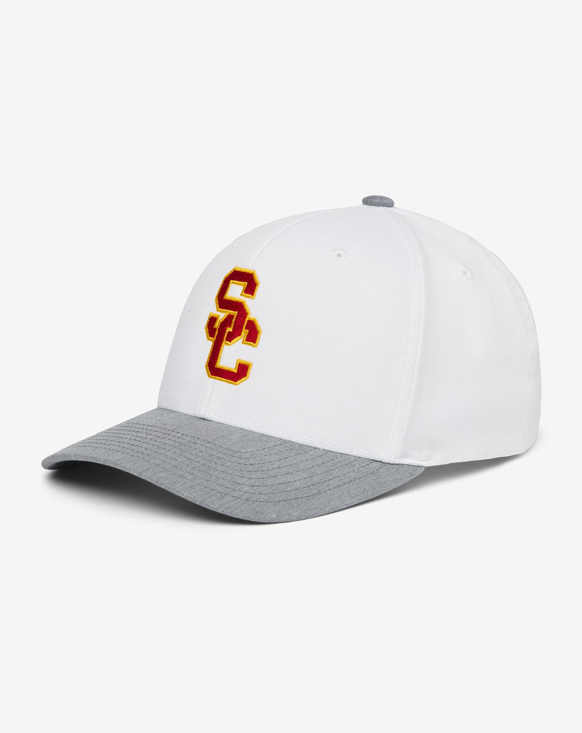 USC Go Around Snapback Hat White/Heather Grey | Travis Mathew Latest