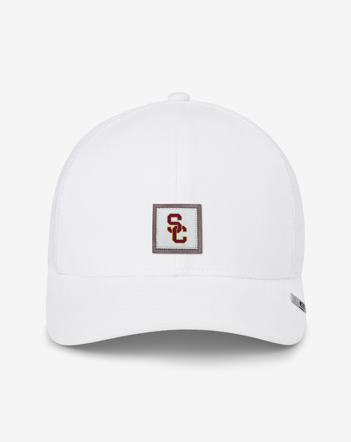 USC Leather Patch Snapback Hat White | Travis Mathew Popular