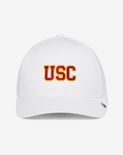 USC Widder 2.0 Snapback Hat White | Travis Mathew Value
