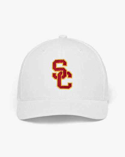 USC Eclipse Snapback Hat White | Travis Mathew Smart Buy