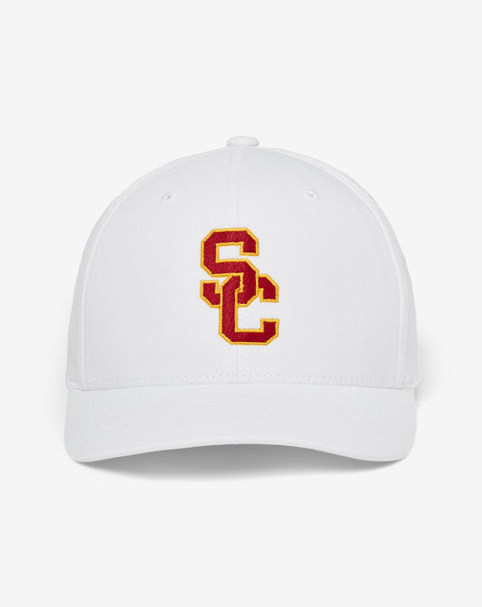 USC Eclipse Snapback Hat White | Travis Mathew Smart Buy
