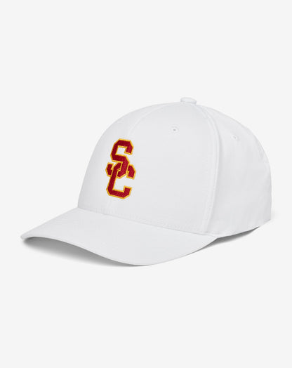 USC Eclipse Snapback Hat White | Travis Mathew Smart Buy