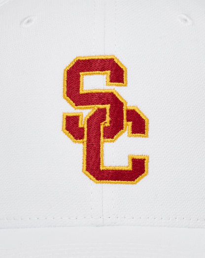 USC Eclipse Snapback Hat White | Travis Mathew Smart Buy