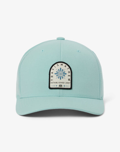 Loyalty Points Snapback Hat Eggshell Blue | Travis Mathew New