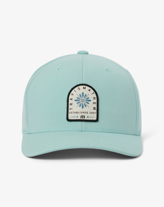 Loyalty Points Snapback Hat Eggshell Blue | Travis Mathew New