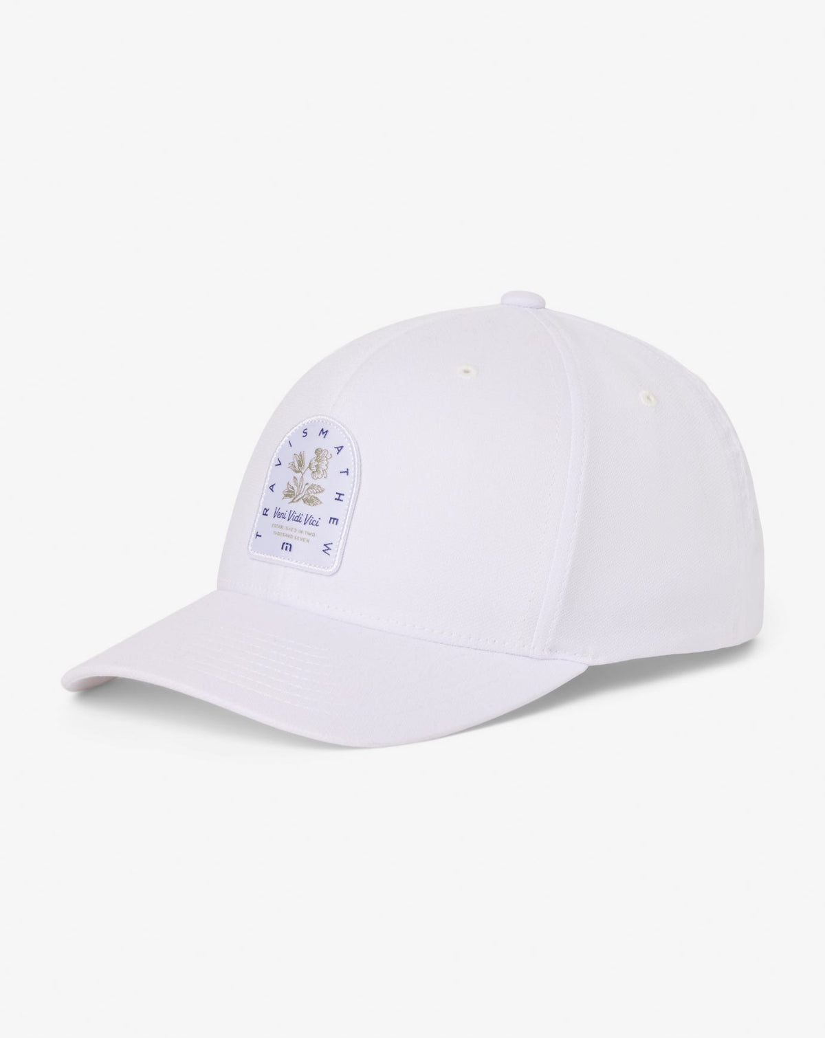 Air Currents Snapback Hat White | Travis Mathew Signature