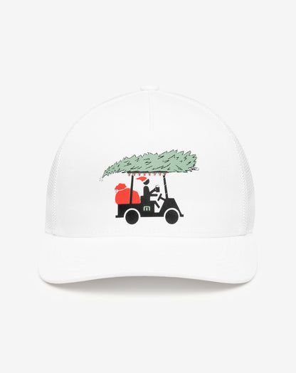 Bag Of Gifts Snapback Hat White | Travis Mathew Quality