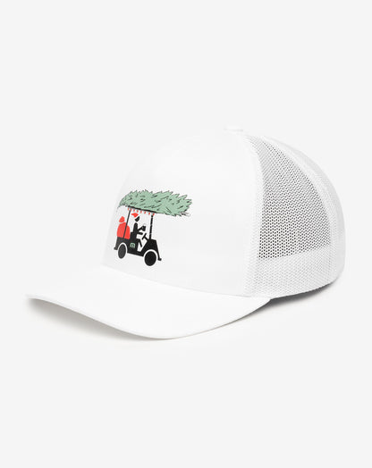 Bag Of Gifts Snapback Hat White | Travis Mathew Quality