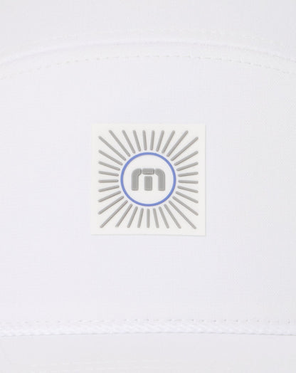 Travelogue Snapback Hat White | Travis Mathew Exclusive