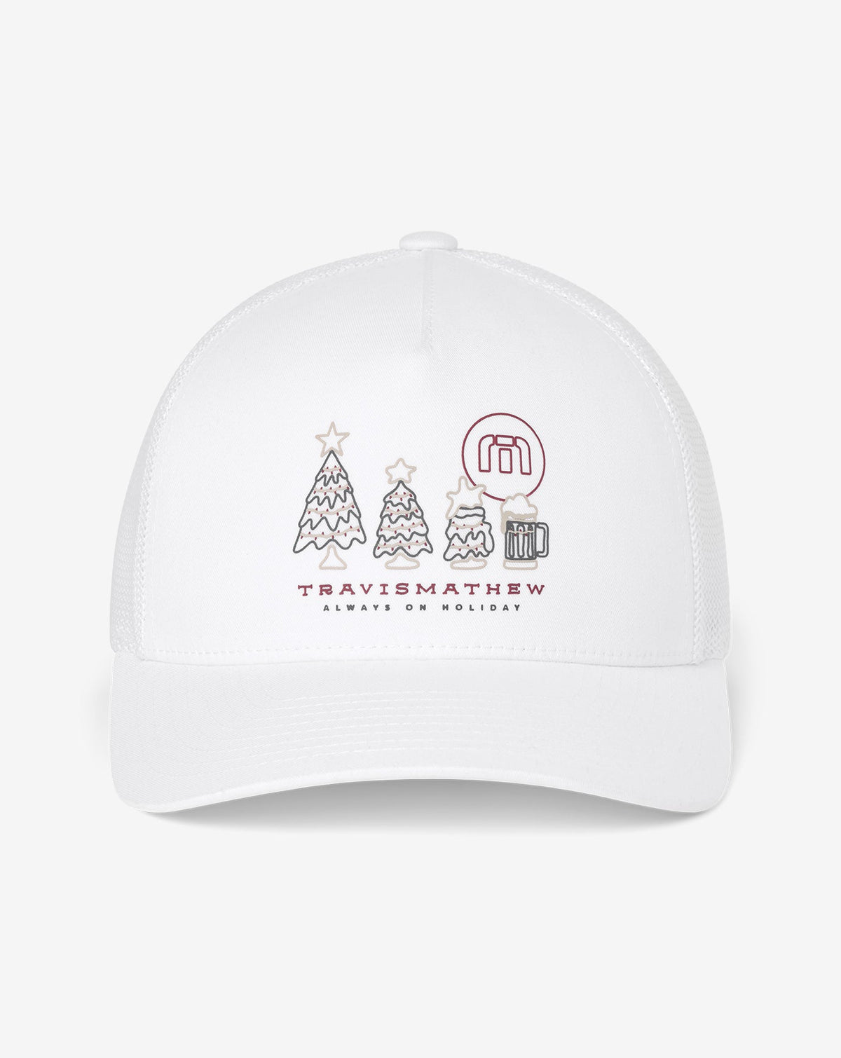 Gifting Snapback Hat White | Travis Mathew New