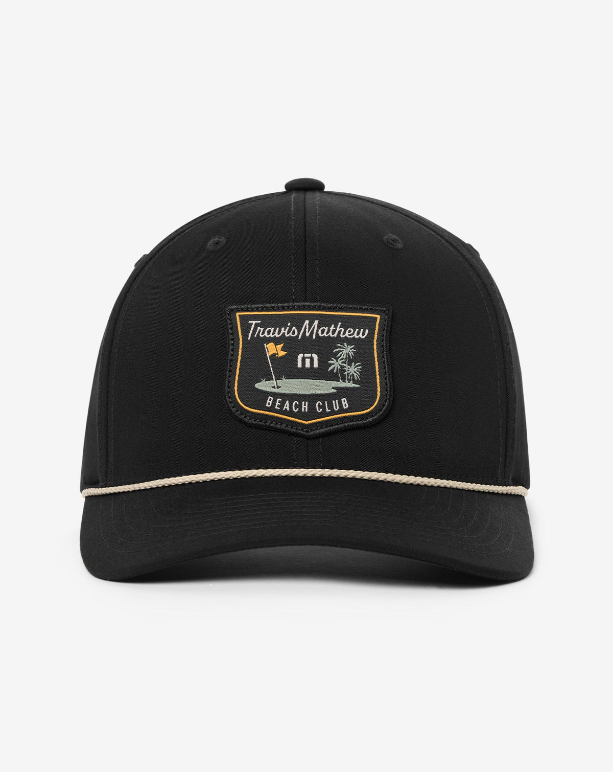 Beach Club Snapback Hat Black | Travis Mathew Exclusive
