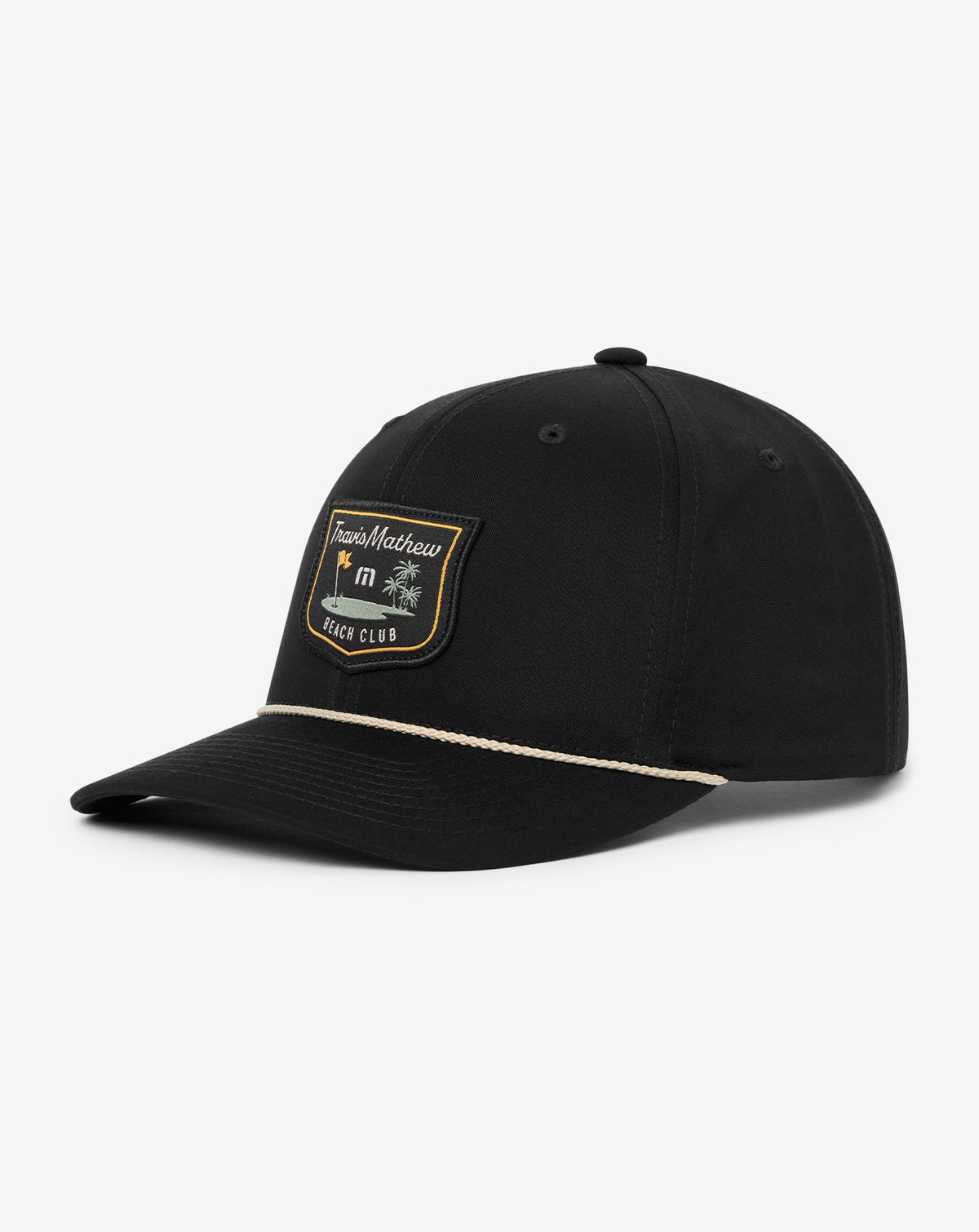 Beach Club Snapback Hat Black | Travis Mathew Exclusive