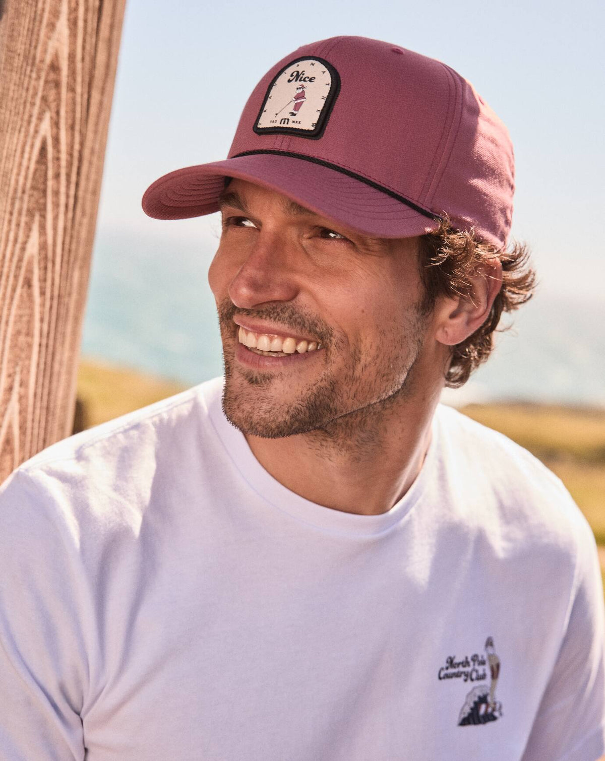 Claus A Scene Snapback Hat Roan Rouge | Travis Mathew Best Price