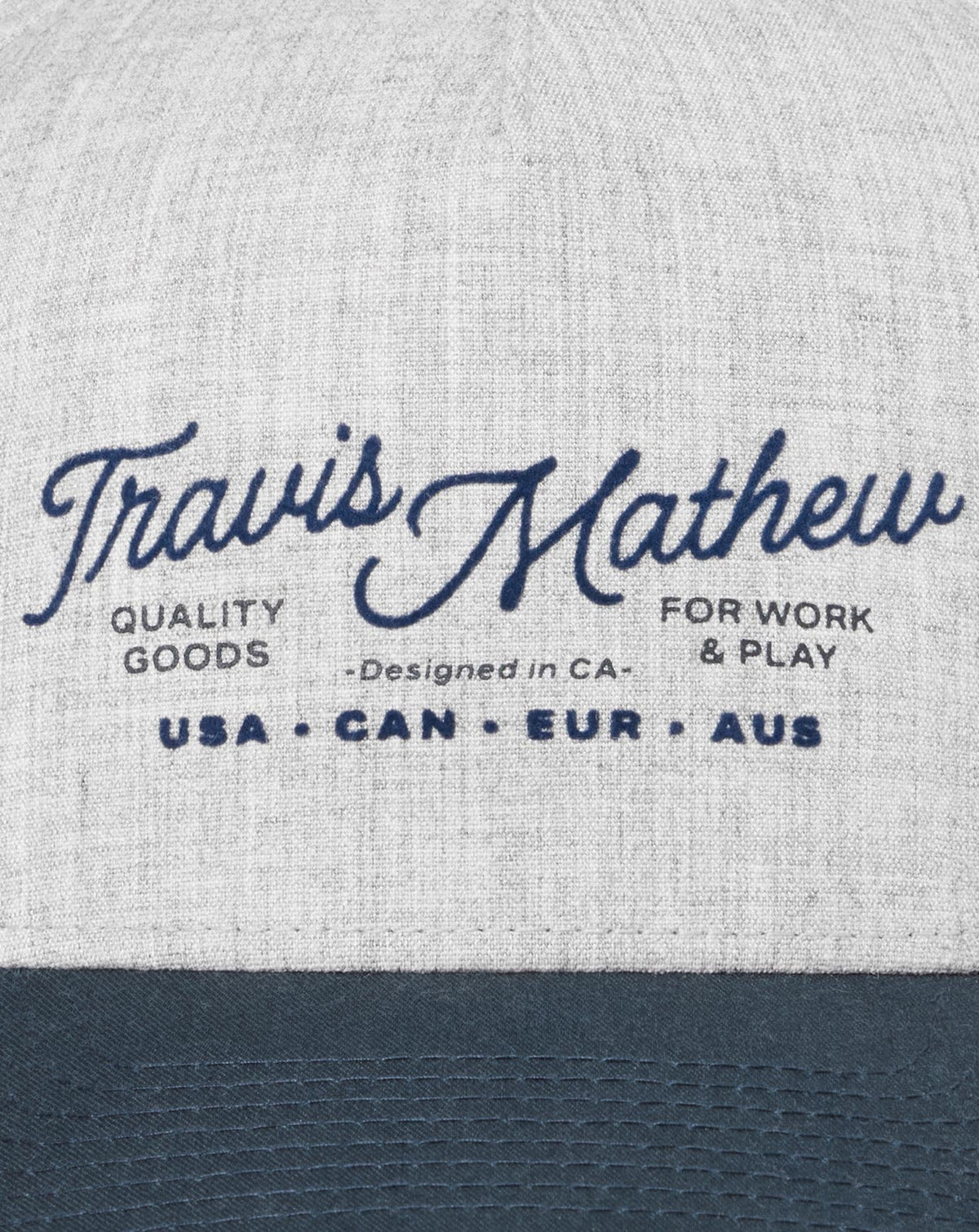 Perfect Plan Snapback Hat Heather Grey | Travis Mathew Customer Favorite